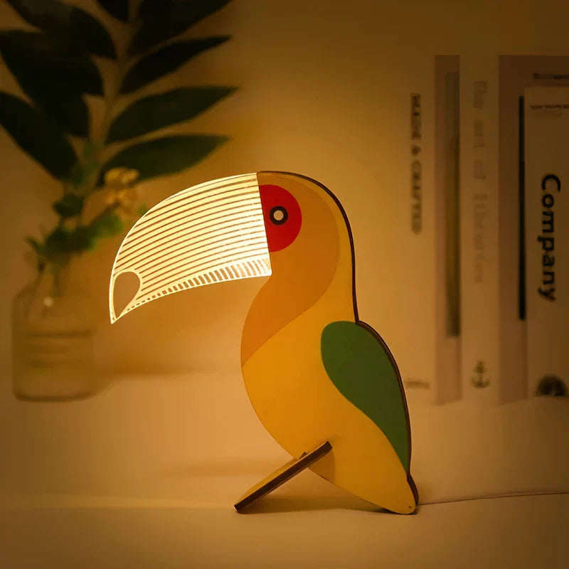 Animal Shaped LED Night Light for Kids