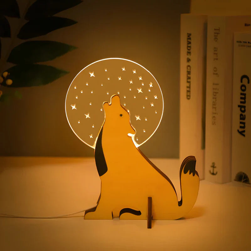 Animal Shaped LED Night Light for Kids