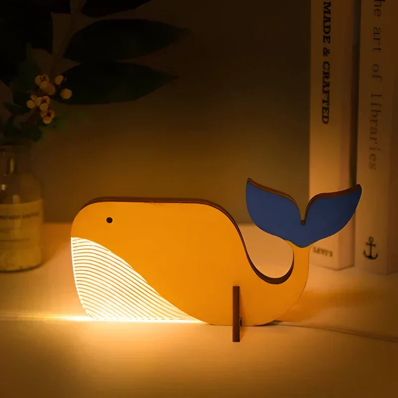 Animal Shaped LED Night Light for Kids