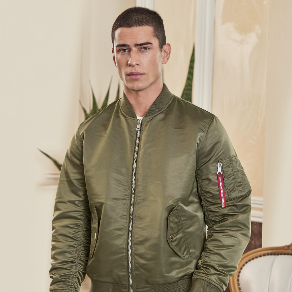 MA1 Pilot Bomber Jacket Wind-Resistant