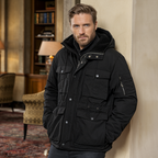 Men's Insulated Winter Jacket with Hood