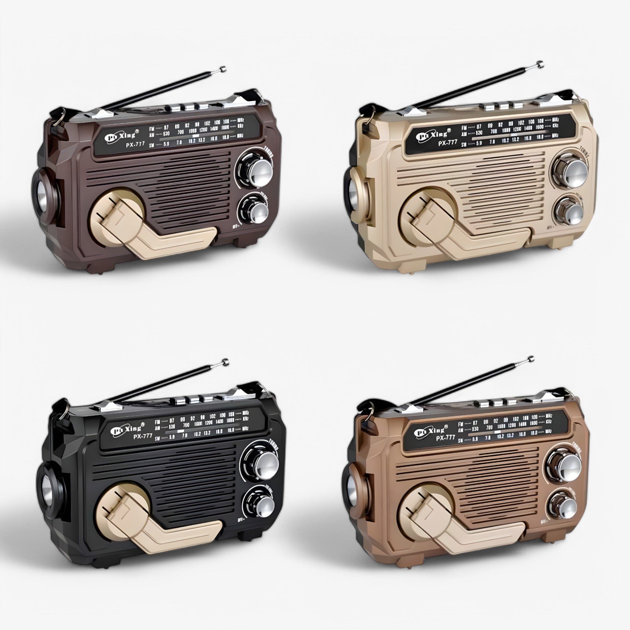 Solar-Powered Emergency Radio with Powerbank