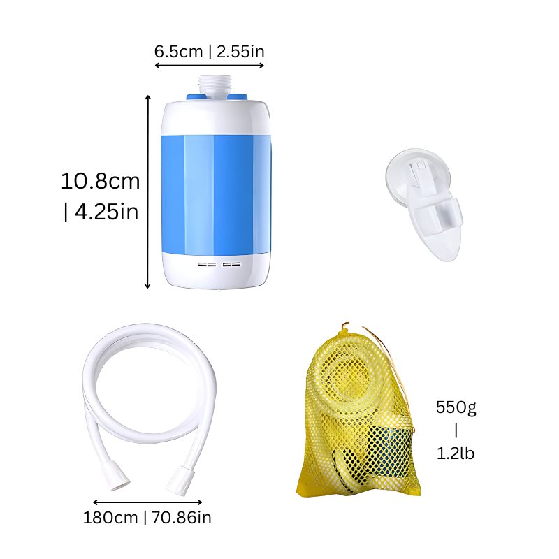 Portable Outdoor Shower Rechargeable