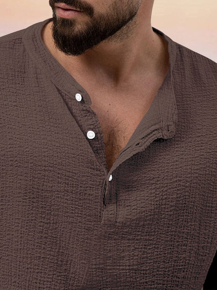 Men Linen Summer Set Lightweight Fit