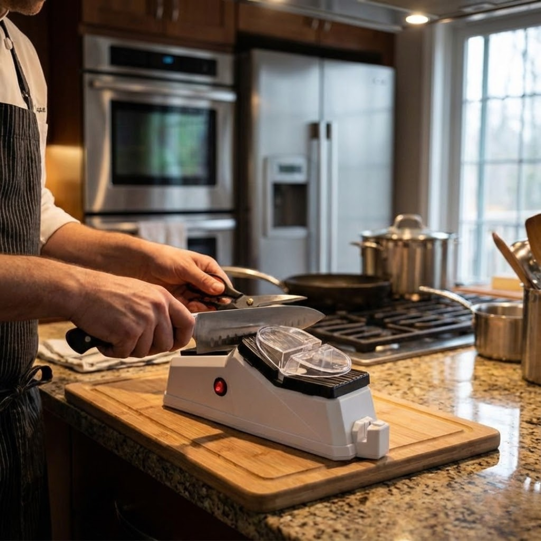 Compact Electric Knife Sharpener