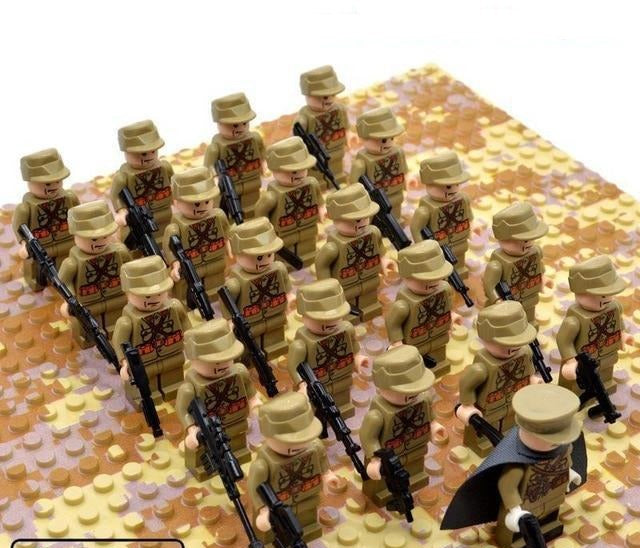 Historical Building Blocks Figure Set