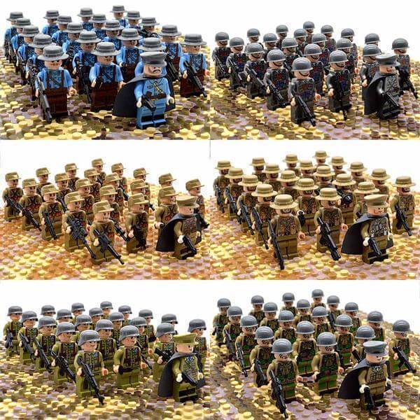 Historical Building Blocks Figure Set