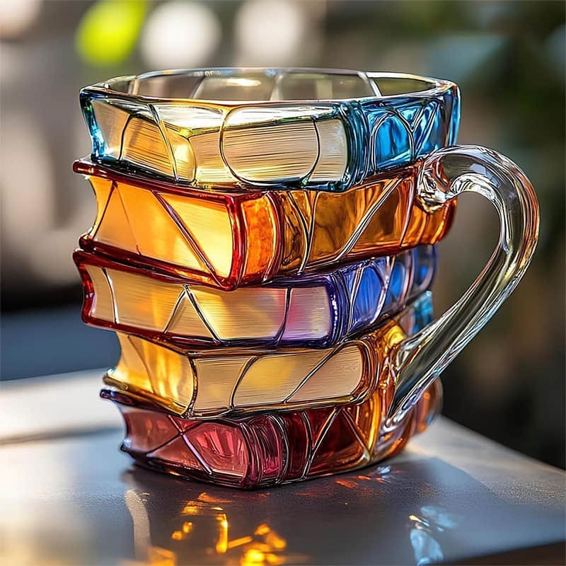 3D Book-Shaped Mug