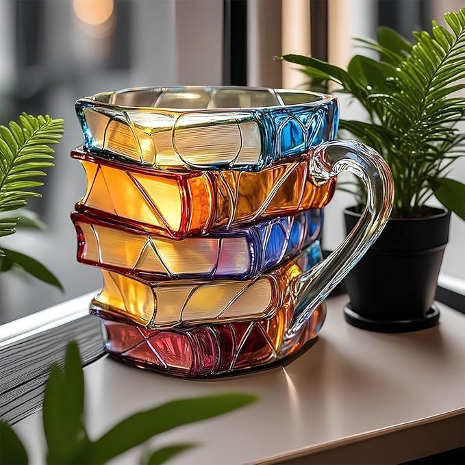 3D Book-Shaped Mug