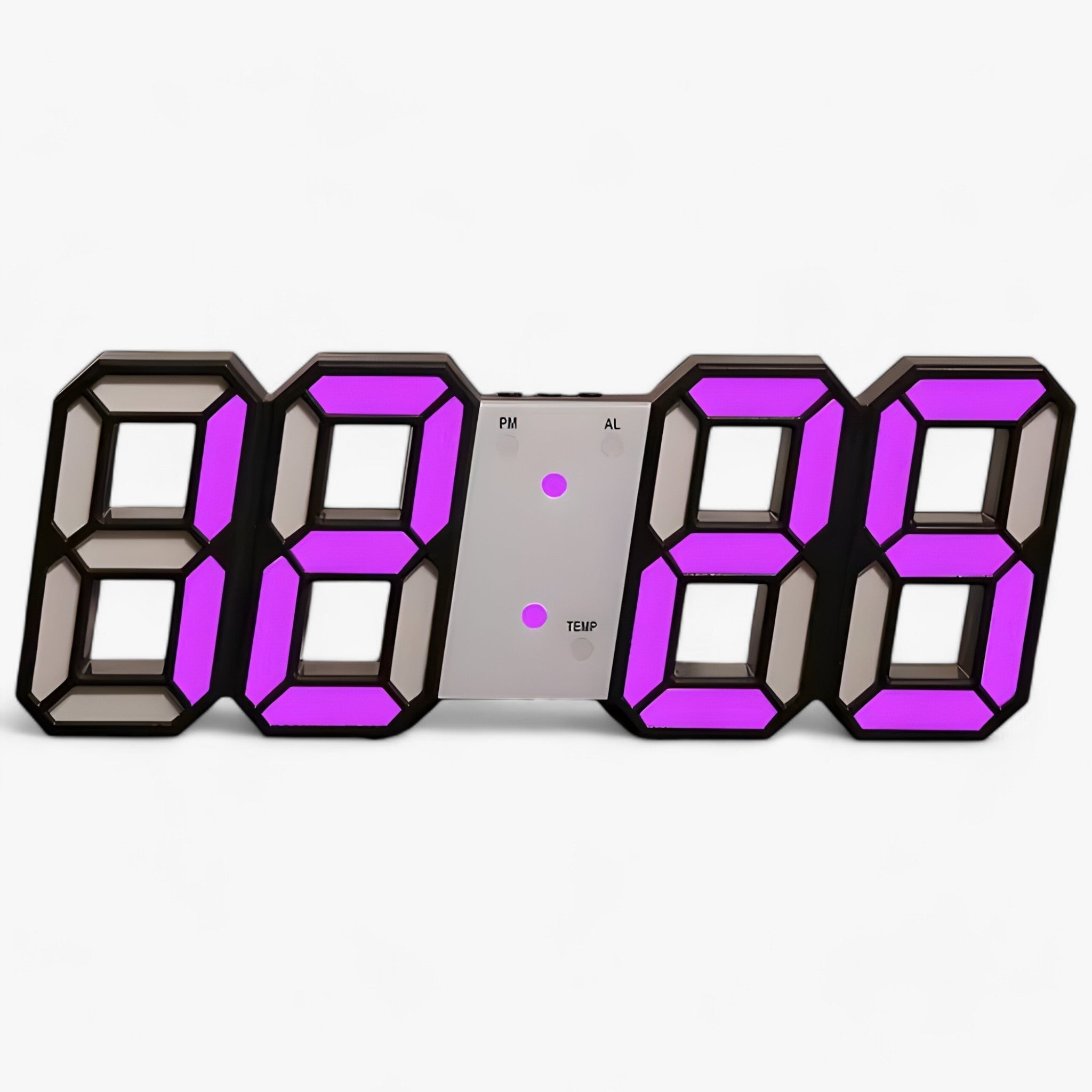 Digital Alarm Clock Multifunctional Display