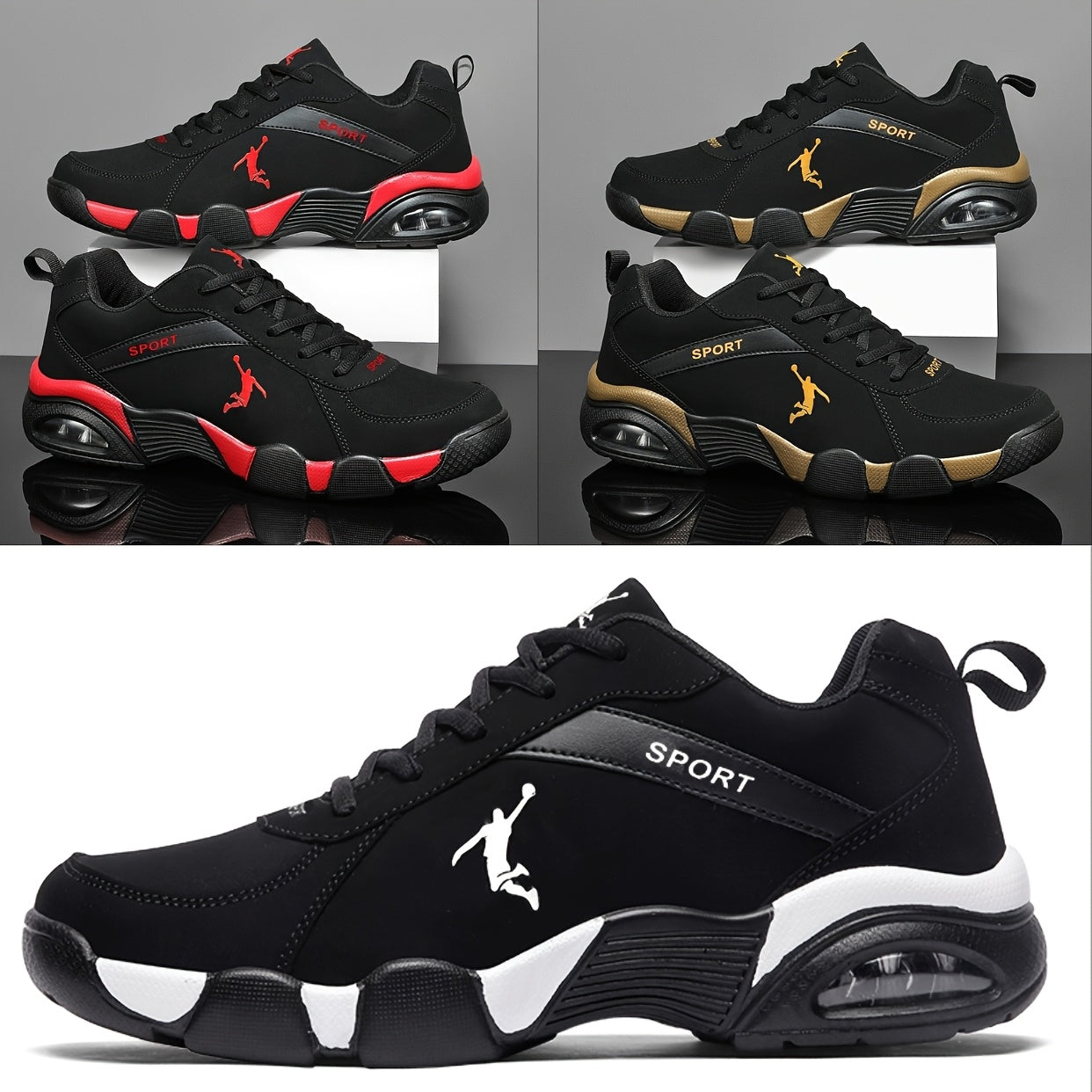 Breathable Mid Top Sneakers Men