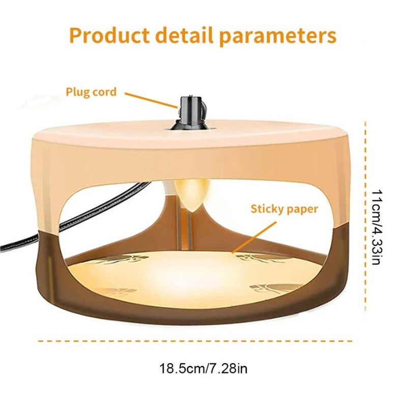 Indoor Insect Trap with Sticky Pads
