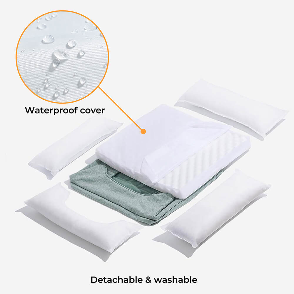 Non Slip Bolster Cat Bed