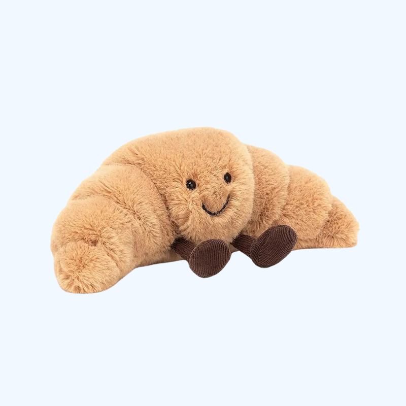 Croissant Plush Toy Pillow for Kids and Home