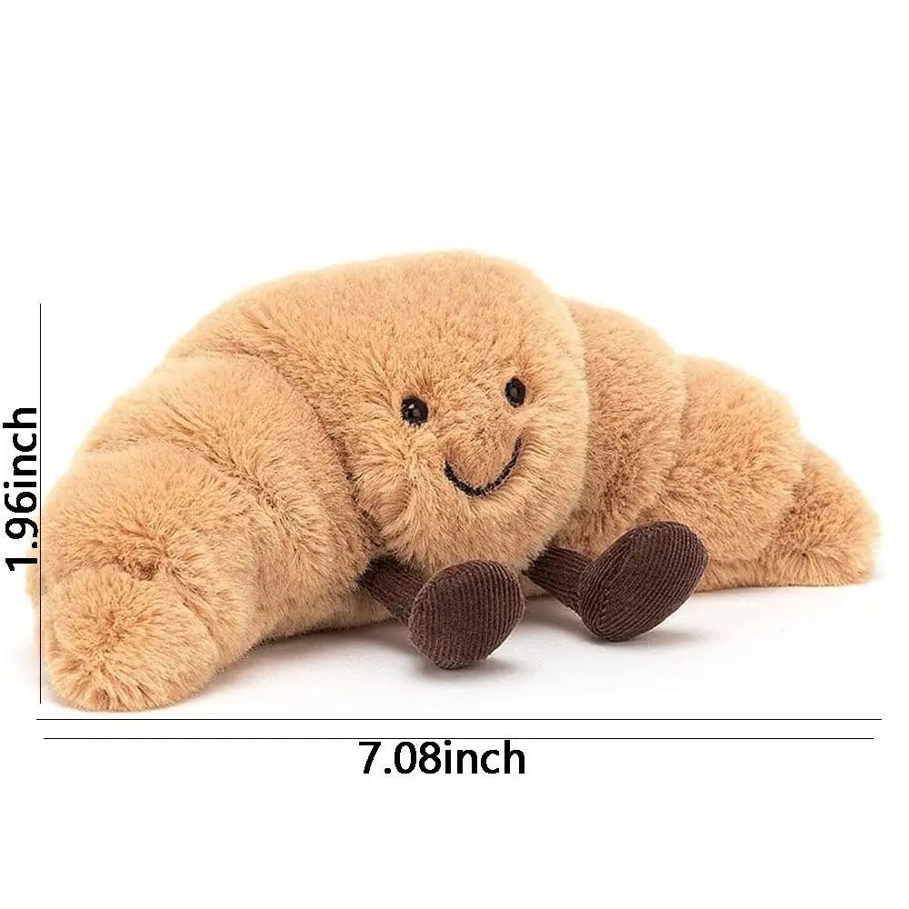 Croissant Plush Toy Pillow for Kids and Home