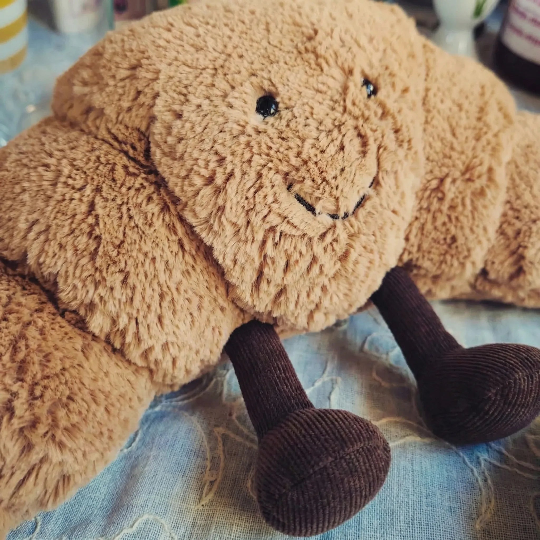 Croissant Plush Toy Pillow for Kids and Home