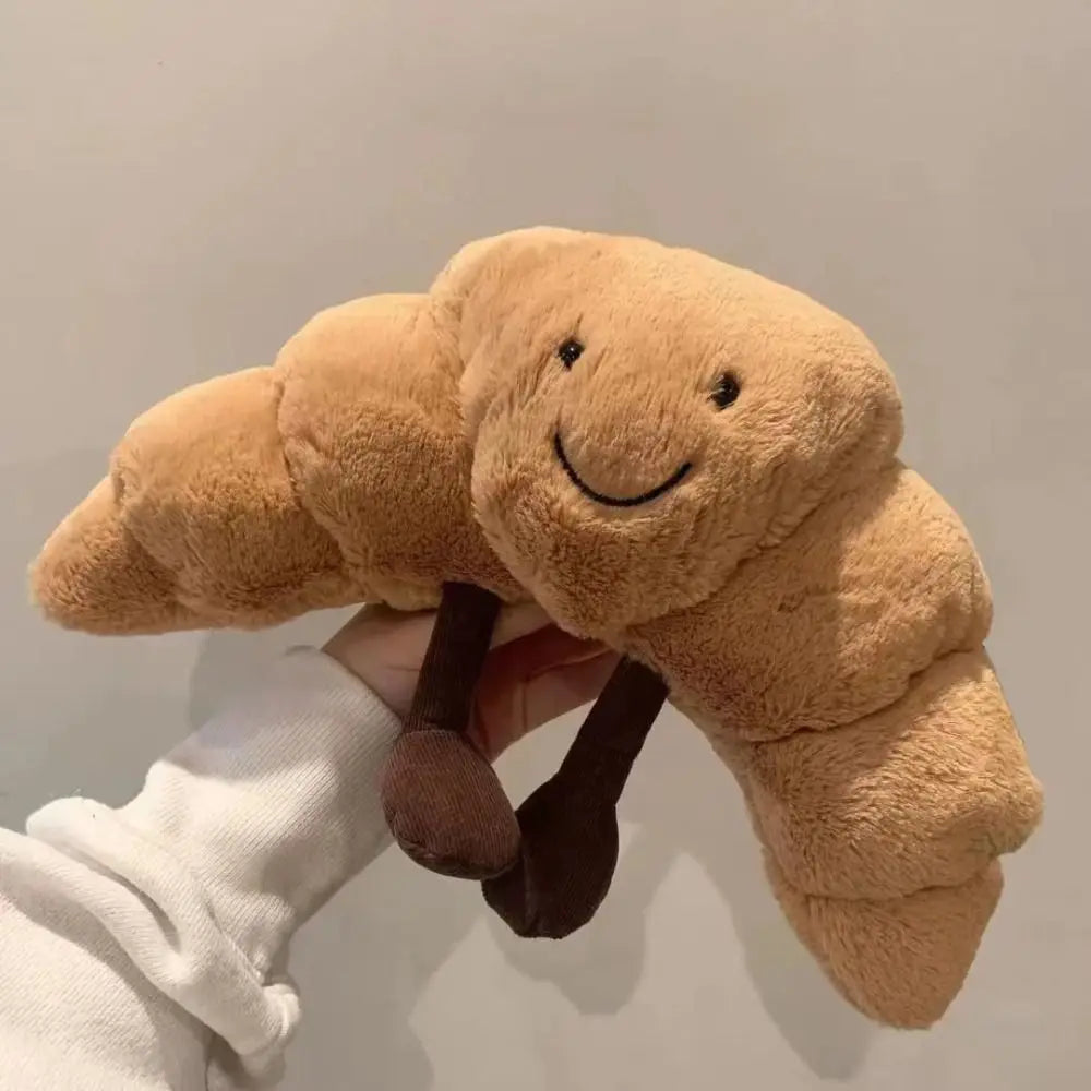 Croissant Plush Toy Pillow for Kids and Home