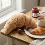 Croissant Plush Toy Pillow for Kids and Home