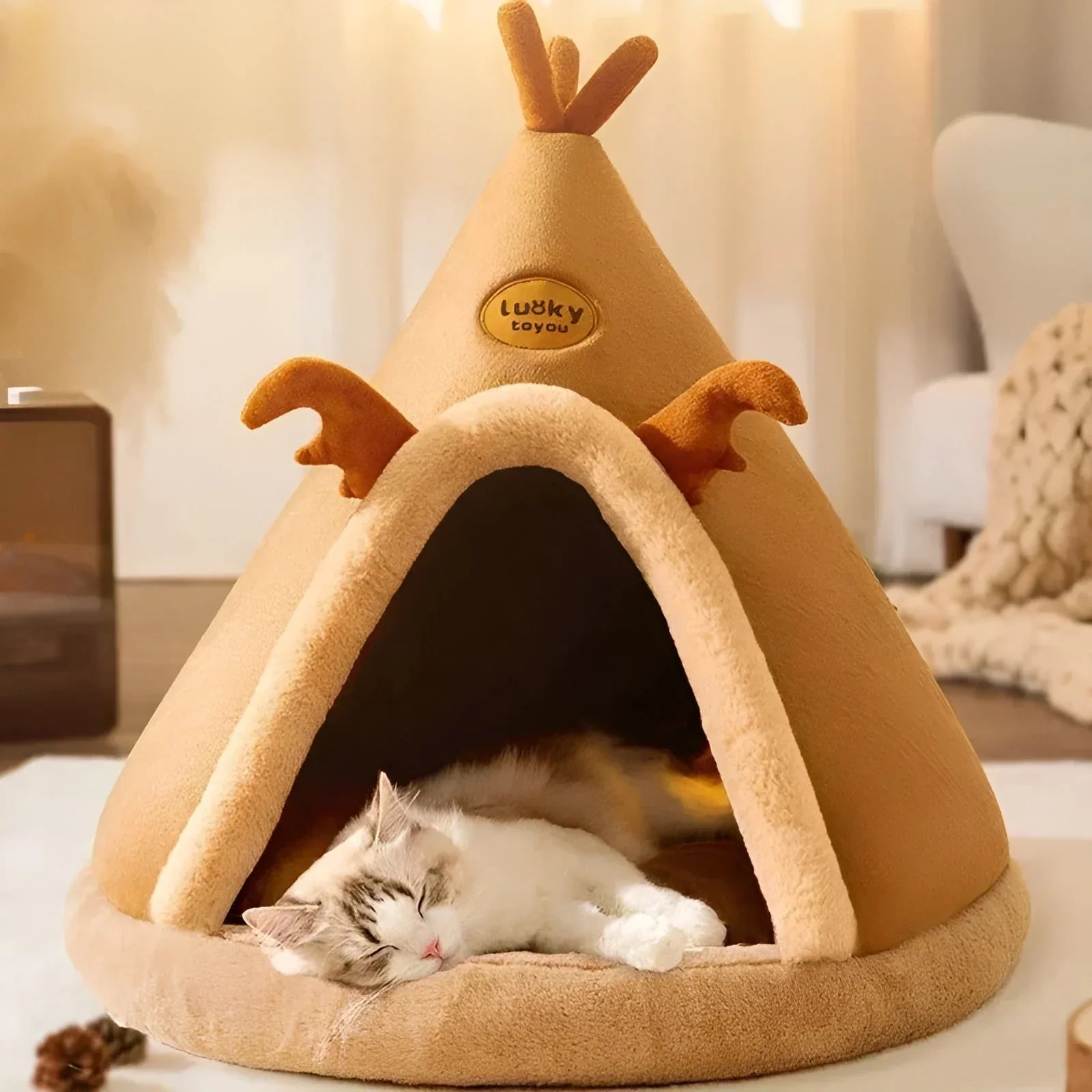Enclosed Pet Bed Cave