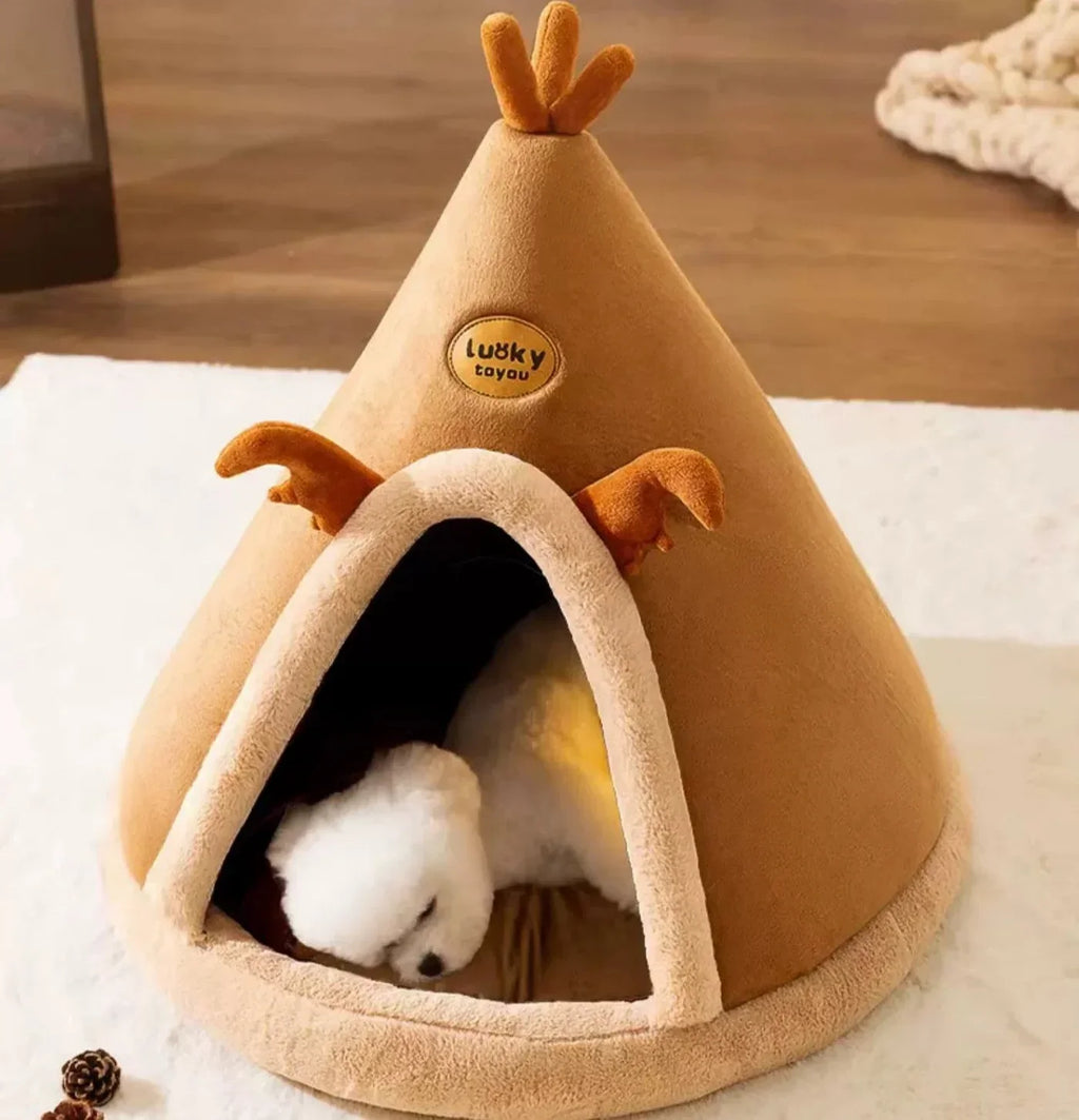 Enclosed Pet Bed Cave