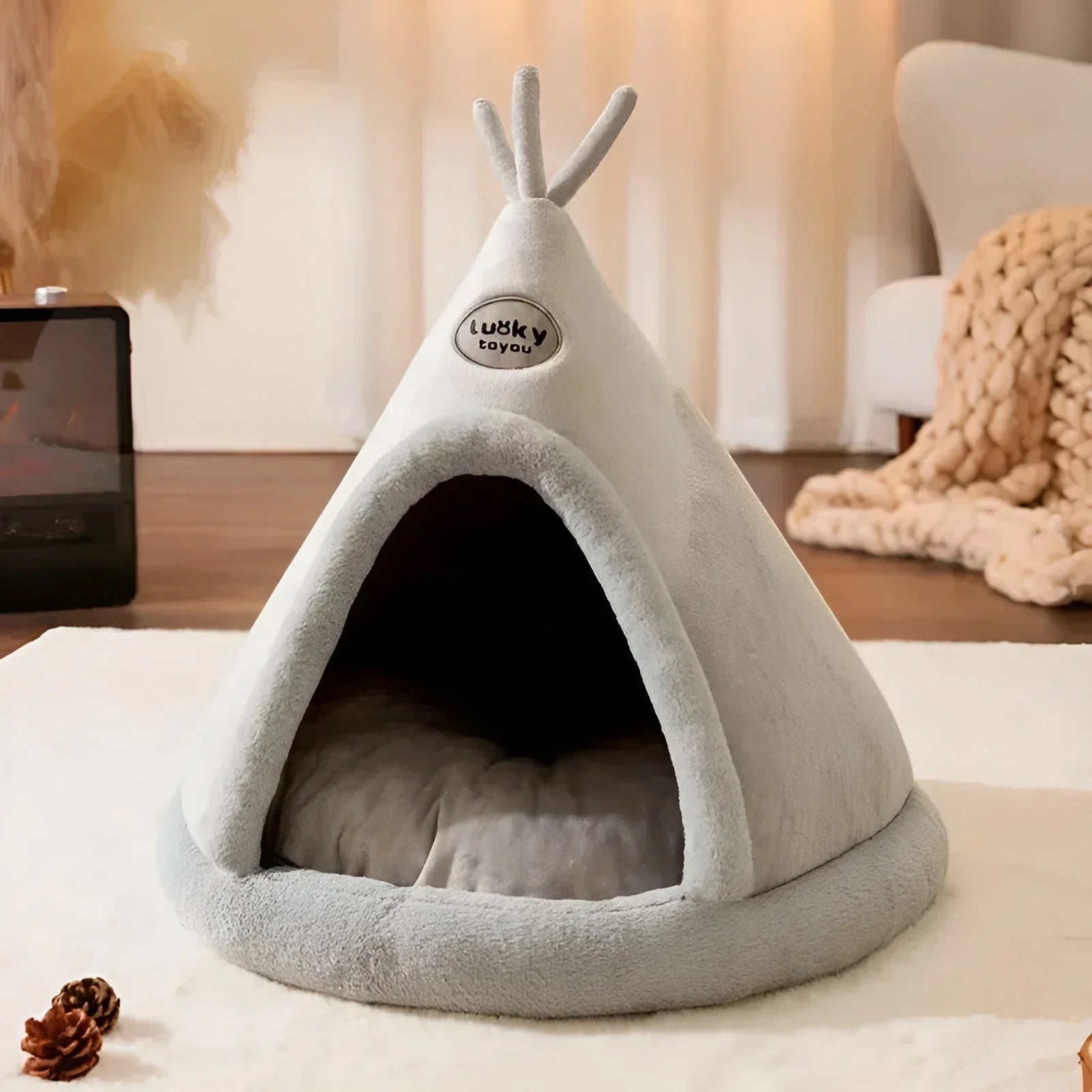 Enclosed Pet Bed Cave