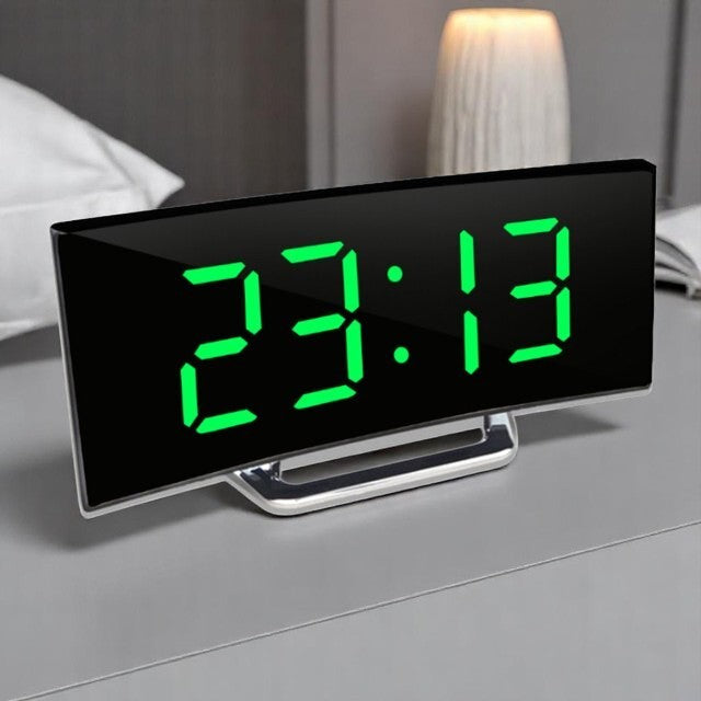 Digital Curved Alarm Clock