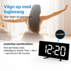 Digital Curved Alarm Clock
