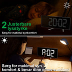 Digital Curved Alarm Clock