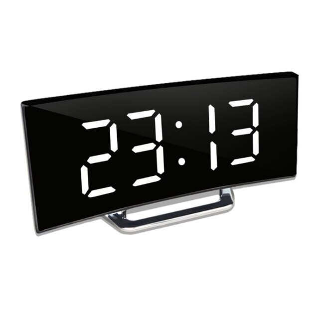 Digital Curved Alarm Clock