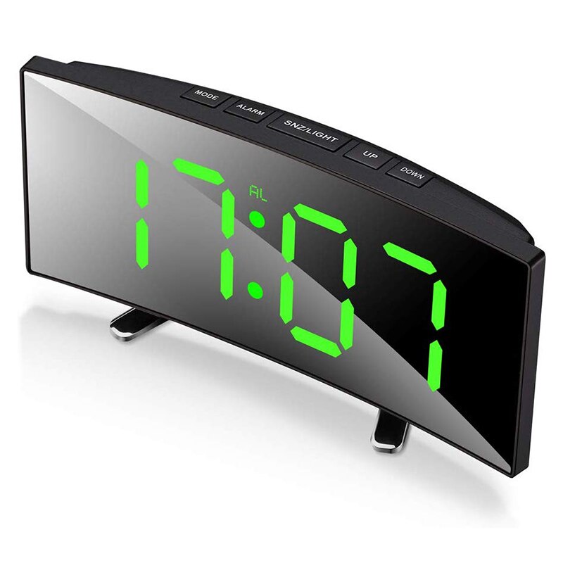 Digital Curved Alarm Clock
