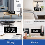 Digital Curved Alarm Clock