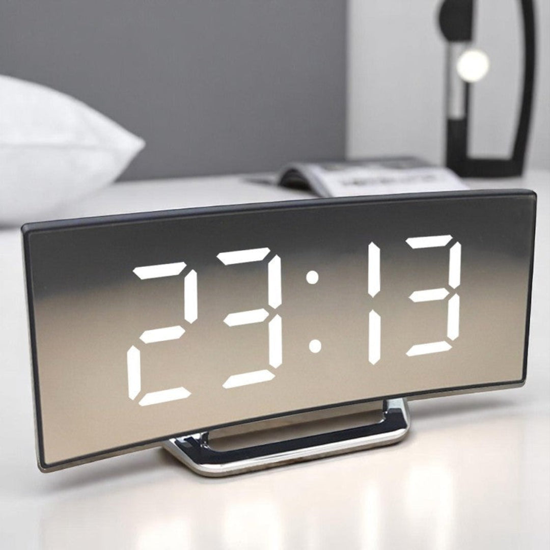 Digital Curved Alarm Clock