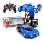 RC Transforming Car with LED and Sound Effects