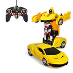 RC Transforming Car with LED and Sound Effects