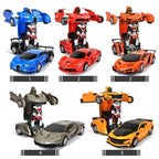 RC Transforming Car with LED and Sound Effects