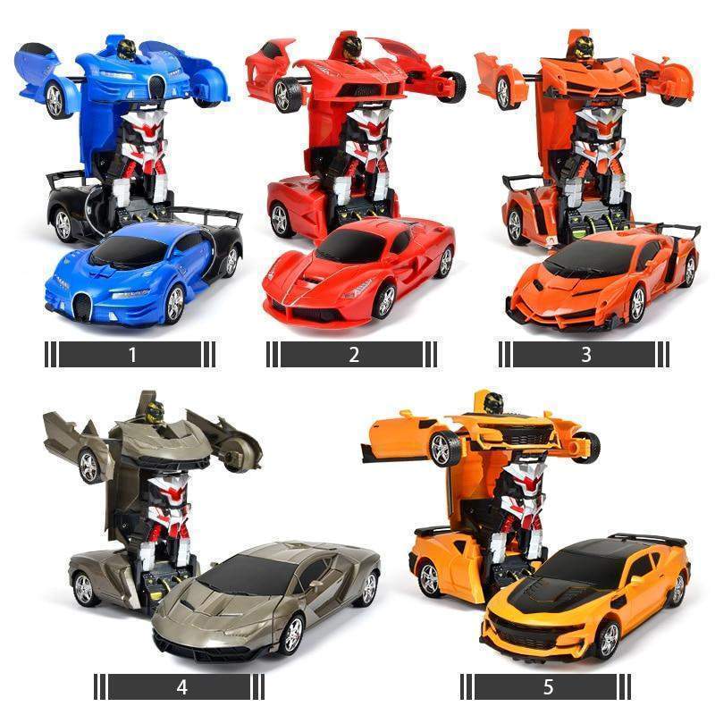 RC Transforming Car with LED and Sound Effects
