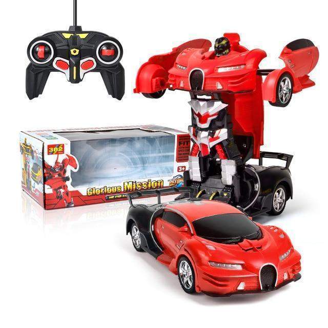 RC Transforming Car with LED and Sound Effects