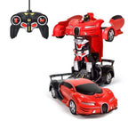 RC Transforming Car with LED and Sound Effects