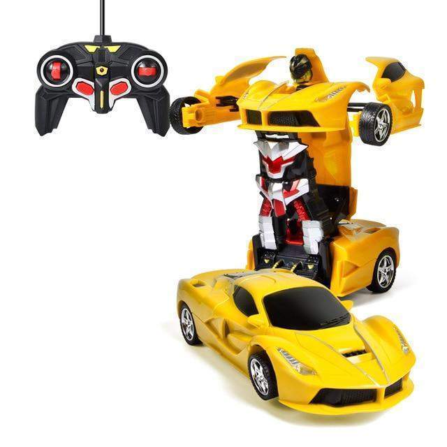 RC Transforming Car with LED and Sound Effects