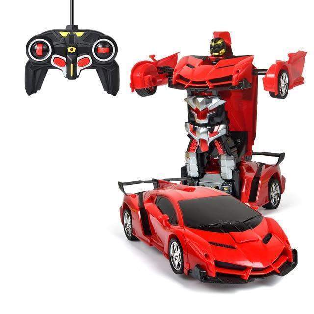 RC Transforming Car with LED and Sound Effects