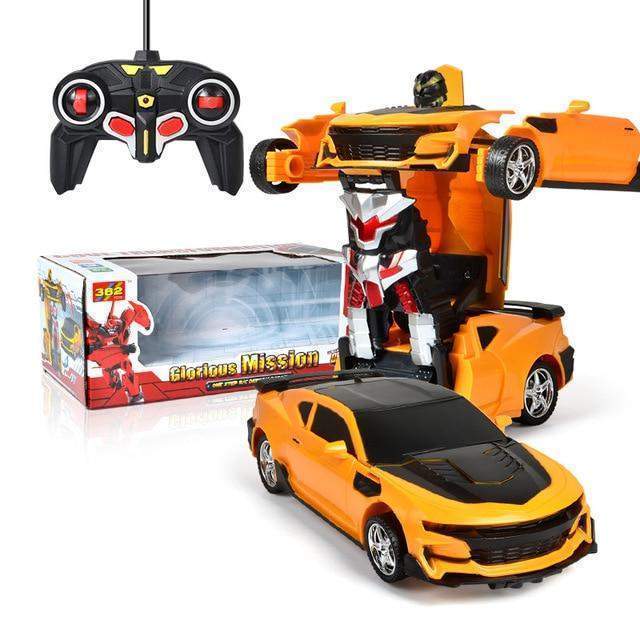 RC Transforming Car with LED and Sound Effects