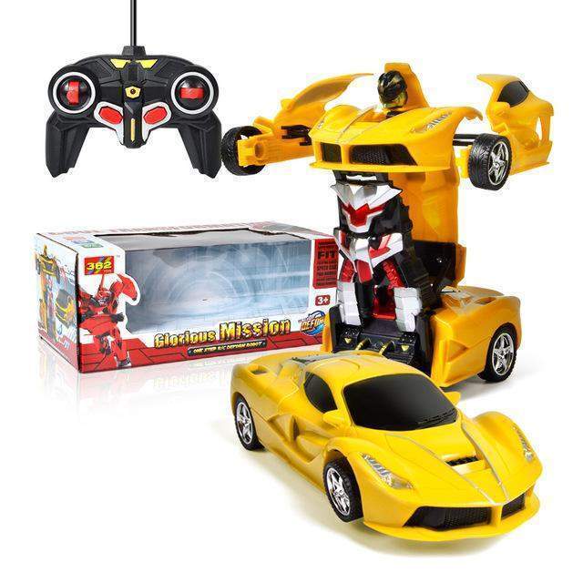 RC Transforming Car with LED and Sound Effects
