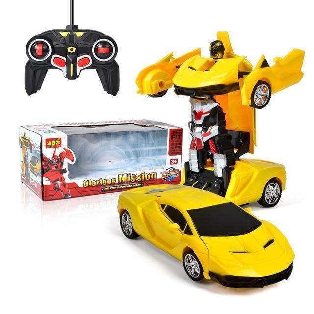 RC Transforming Car with LED and Sound Effects