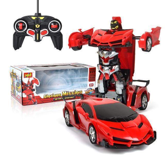 RC Transforming Car with LED and Sound Effects
