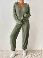 Women’s Ribbed Loungewear Set