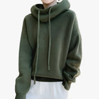 High Neck Knit Sweater for Cold Weather