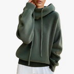 High Neck Knit Sweater for Cold Weather
