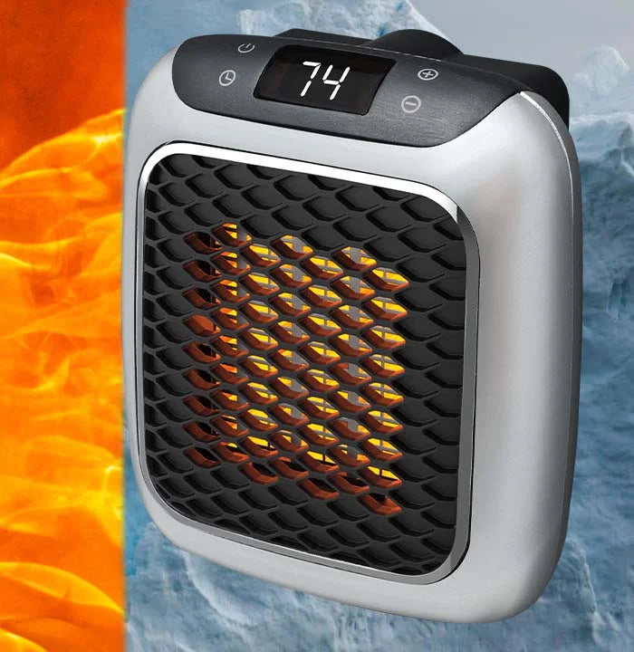 Compact Electric Space Heater with Fast Heating