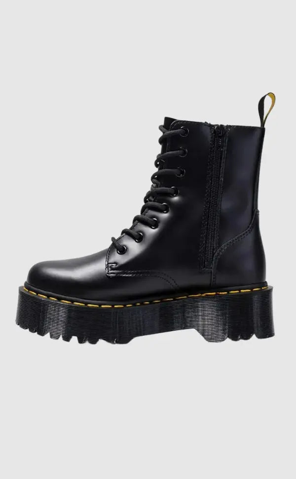 Chunky Combat Boots Platform Sole High Ankle