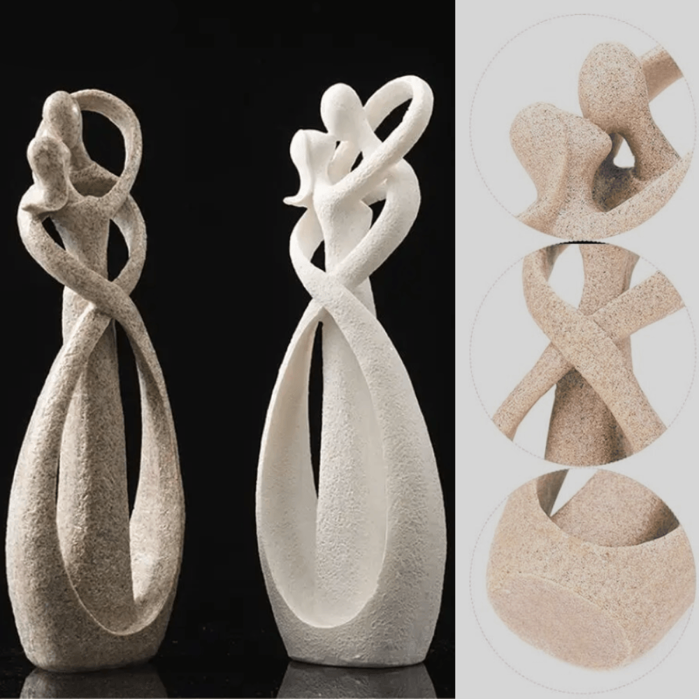 Abstract Love Sculpture for Home Decor